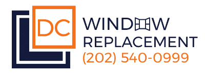 DC Window Replacement company logo with phone number (202) 540-0999